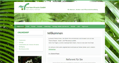 Desktop Screenshot of garten-praxis.de